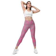 Versatile Honeycomb Leggings for Gym or Street Wear