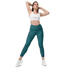 Side Angle View Showcasing Pockets on Cloud Nine Leggings