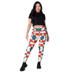 Celestial Sapphire Diamond Dreams Crossover Leggings