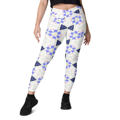 Amethyst Aura Diamond Bliss Crossover Leggings