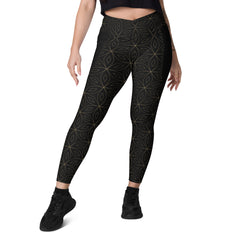 Galactic Harmony Crossover Leggings with Pockets