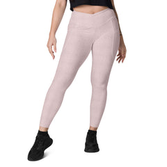 Mystical Mirage Crossover Leggings with Pockets