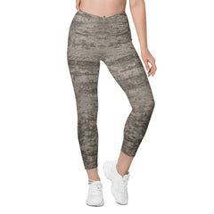 Versatile Crossover Leggings with Mesh Detail for All Occasions