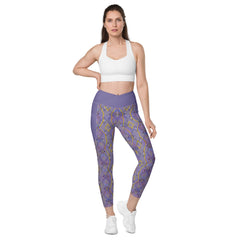 Urban style meets cosmic vibes with Cosmic Fusion Tristar Crossover Leggings.