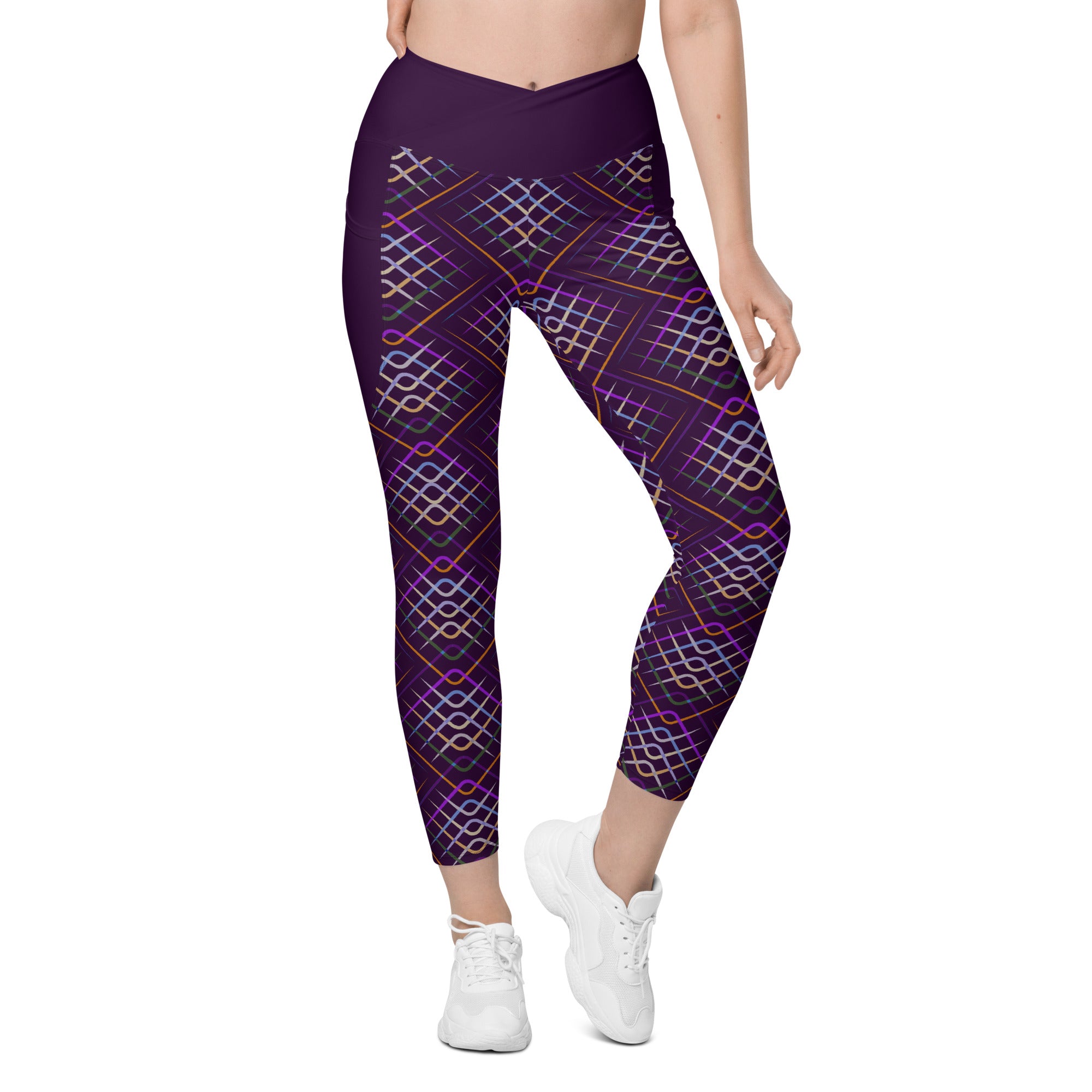 Tribal Fusion Crossover Leggings side view