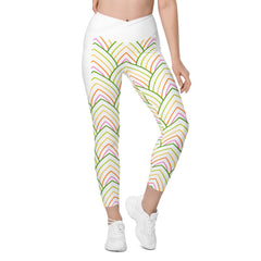 Retro Vibes leggings with side pocket