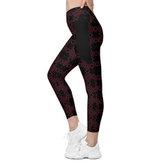 Dragonfly Dreams All-Over Print Crossover Leggings With Pockets