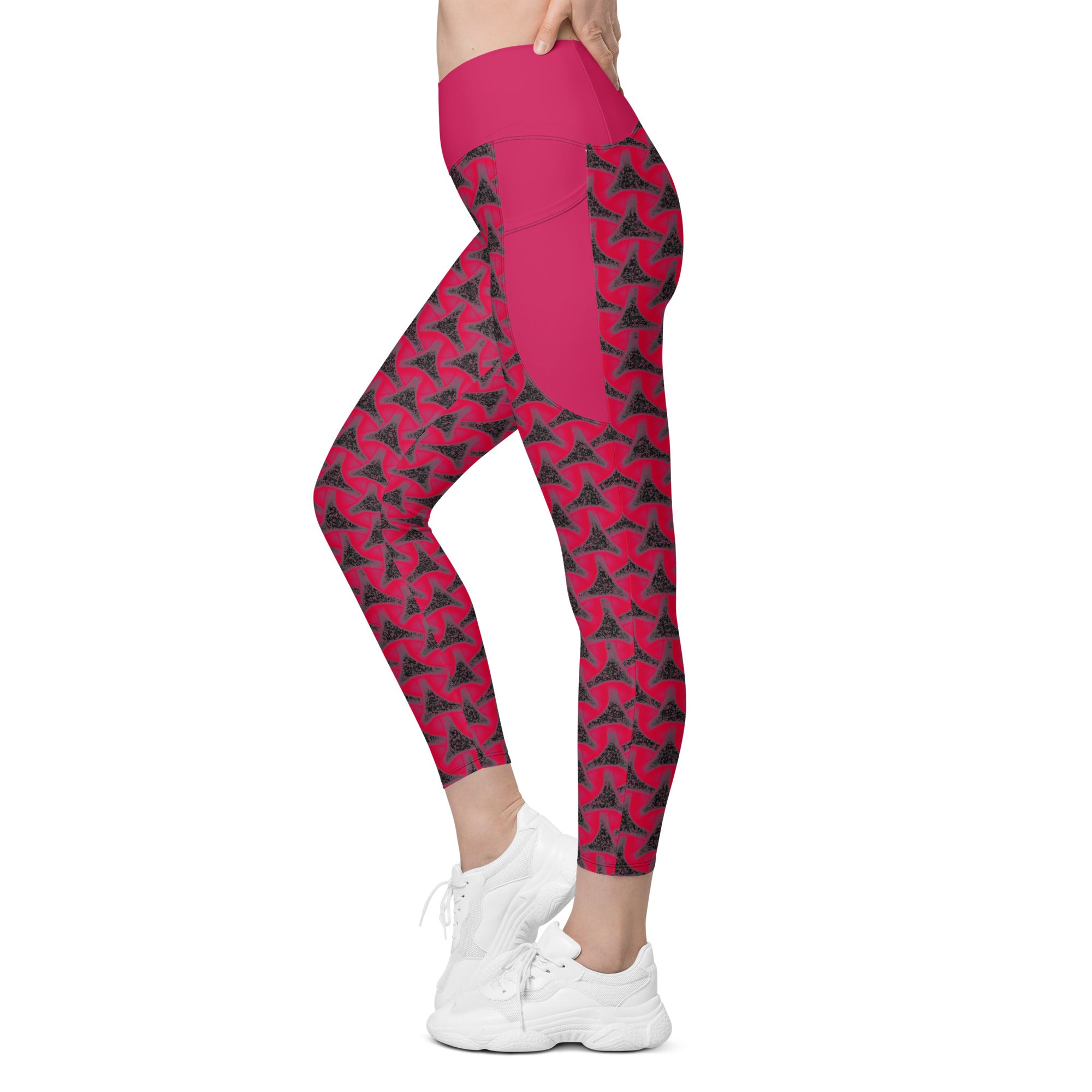 Stellar Shift Tristar Leggings paired with running shoes for an active look.
