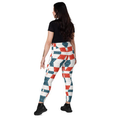 Celestial Sapphire Diamond Dreams Crossover Leggings