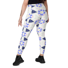 Amethyst Aura Diamond Bliss Crossover Leggings
