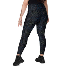 Jungle Safari Crossover Leggings with Pockets