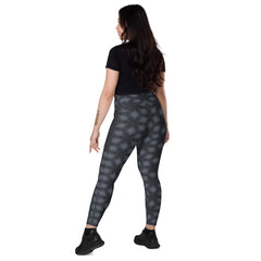 Electric Skyline Crossover Leggings With Pockets