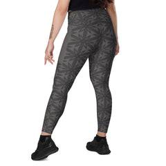 Pixel Perfection Crossover Leggings with Pockets