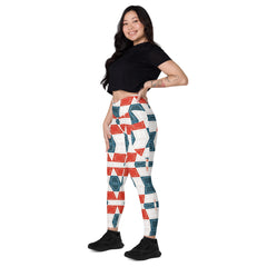 Celestial Sapphire Diamond Dreams Crossover Leggings