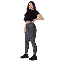 Electric Skyline Crossover Leggings With Pockets