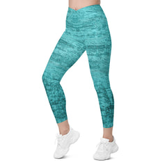 High-Waisted Jacquard Jive Crossover Leggings in Action