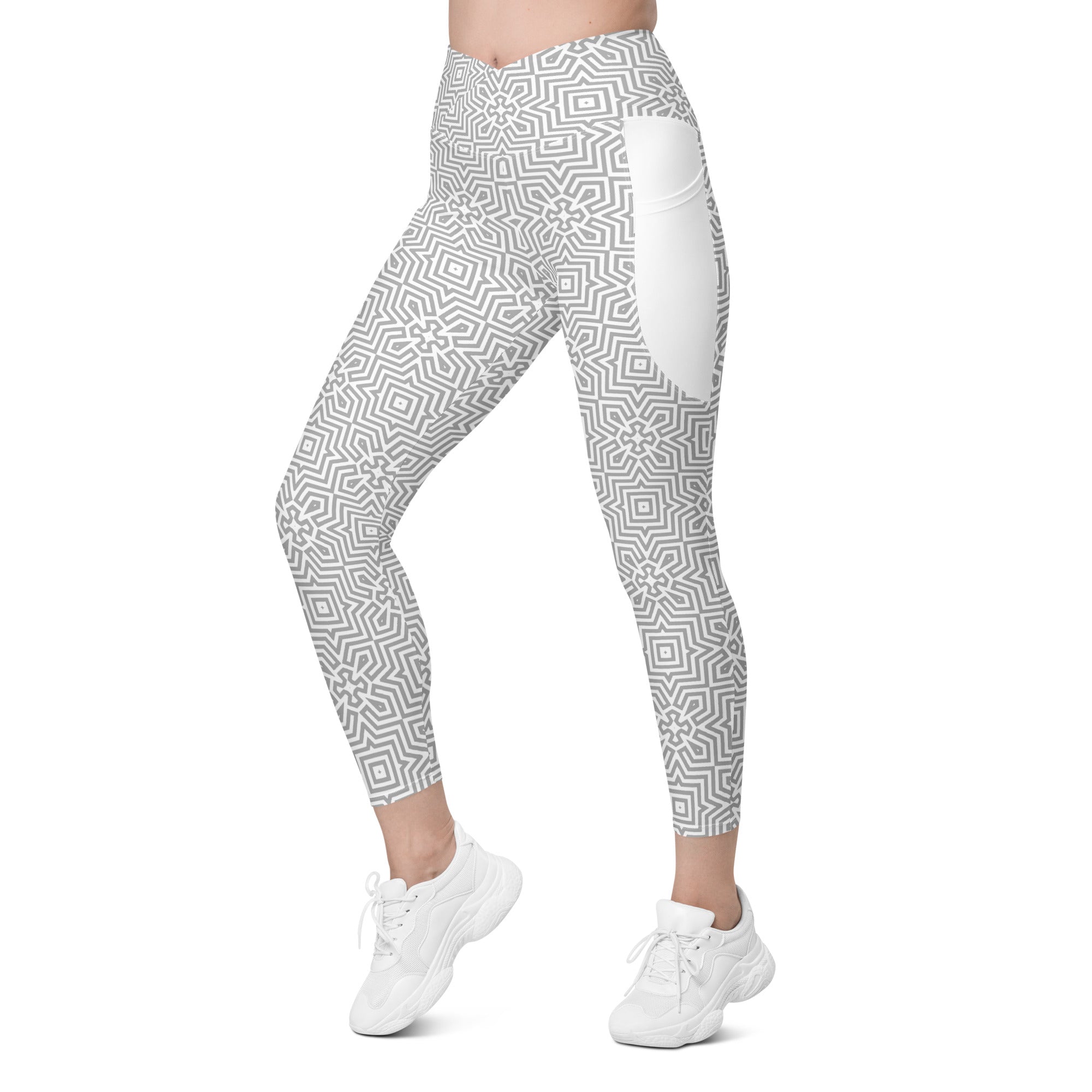 Versatile Paisley Paradise leggings with pockets for active lifestyles.