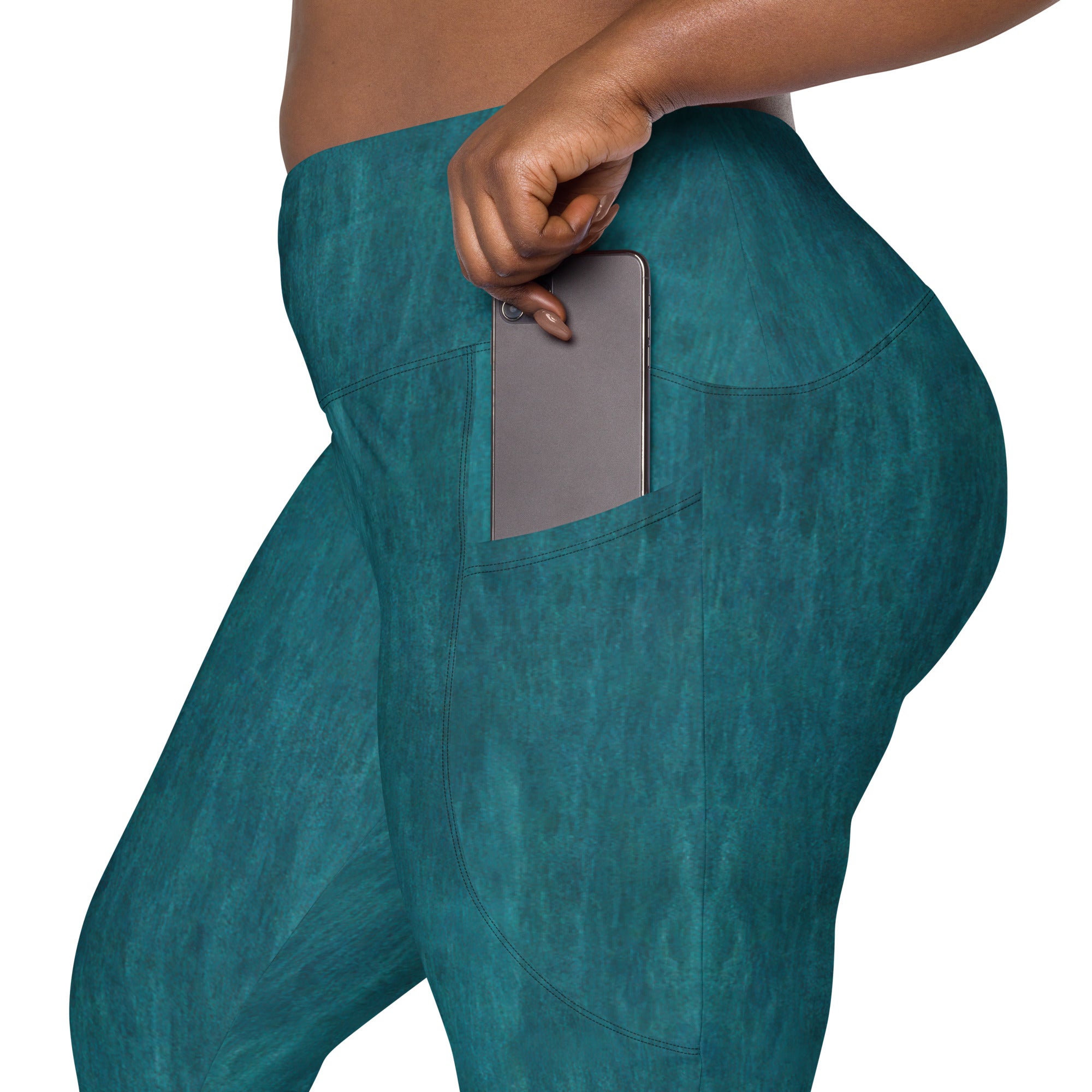 Back View of Cloud Nine Leggings Highlighting Secure Pockets