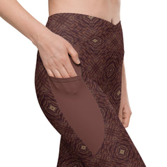 Stylish and functional Paisley Passion leggings for active wear.