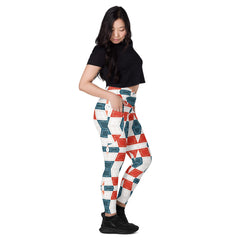 Celestial Sapphire Diamond Dreams Crossover Leggings