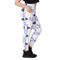 Amethyst Aura Diamond Bliss Crossover Leggings