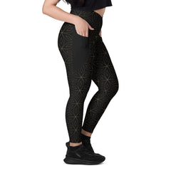 Galactic Harmony Crossover Leggings with Pockets