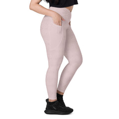 Mystical Mirage Crossover Leggings with Pockets