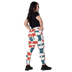 Celestial Sapphire Diamond Dreams Crossover Leggings