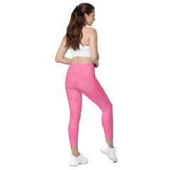 Ethereal Butterfly All-Over Print Crossover Leggings with Pockets