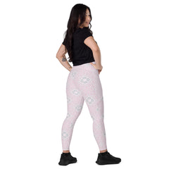 Enchanted Forest All-Over Print Crossover Leggings With Pockets