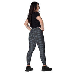 Electric Skyline Crossover Leggings With Pockets