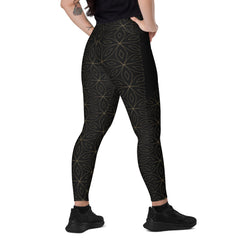 Galactic Harmony Crossover Leggings with Pockets