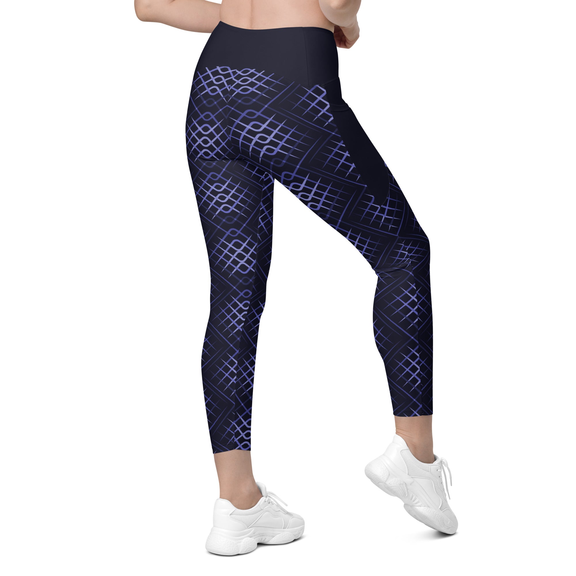 Safari Adventure leggings on outdoor model