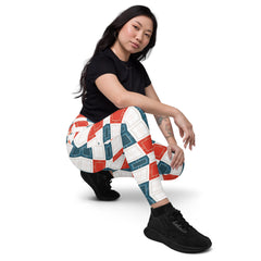 Celestial Sapphire Diamond Dreams Crossover Leggings