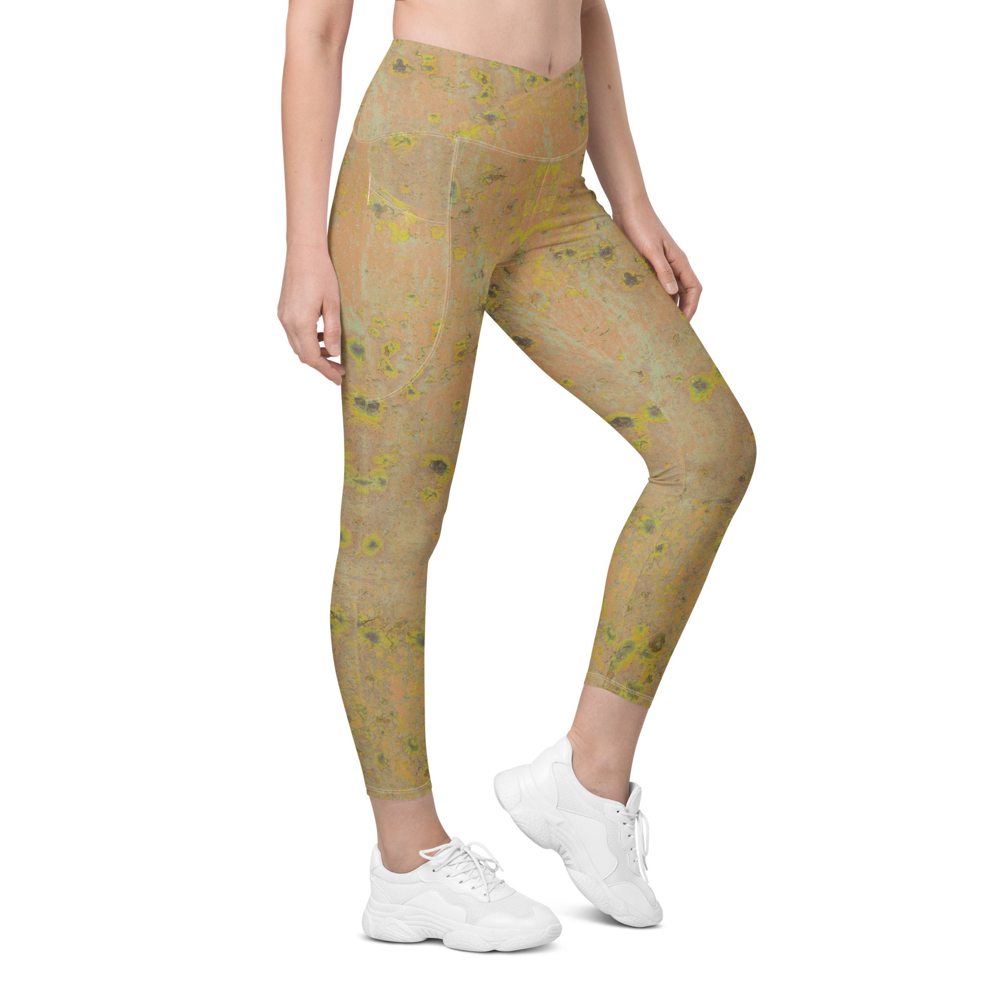Versatile Marble Print Leggings for Gym and Everyday Use