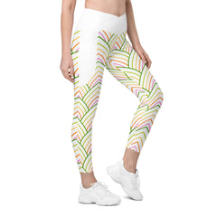 Comfortable Retro Vibes pocket leggings