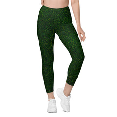 Discover the magic of practical fashion with Enchanted Garden leggings, featuring unique leaf textures.