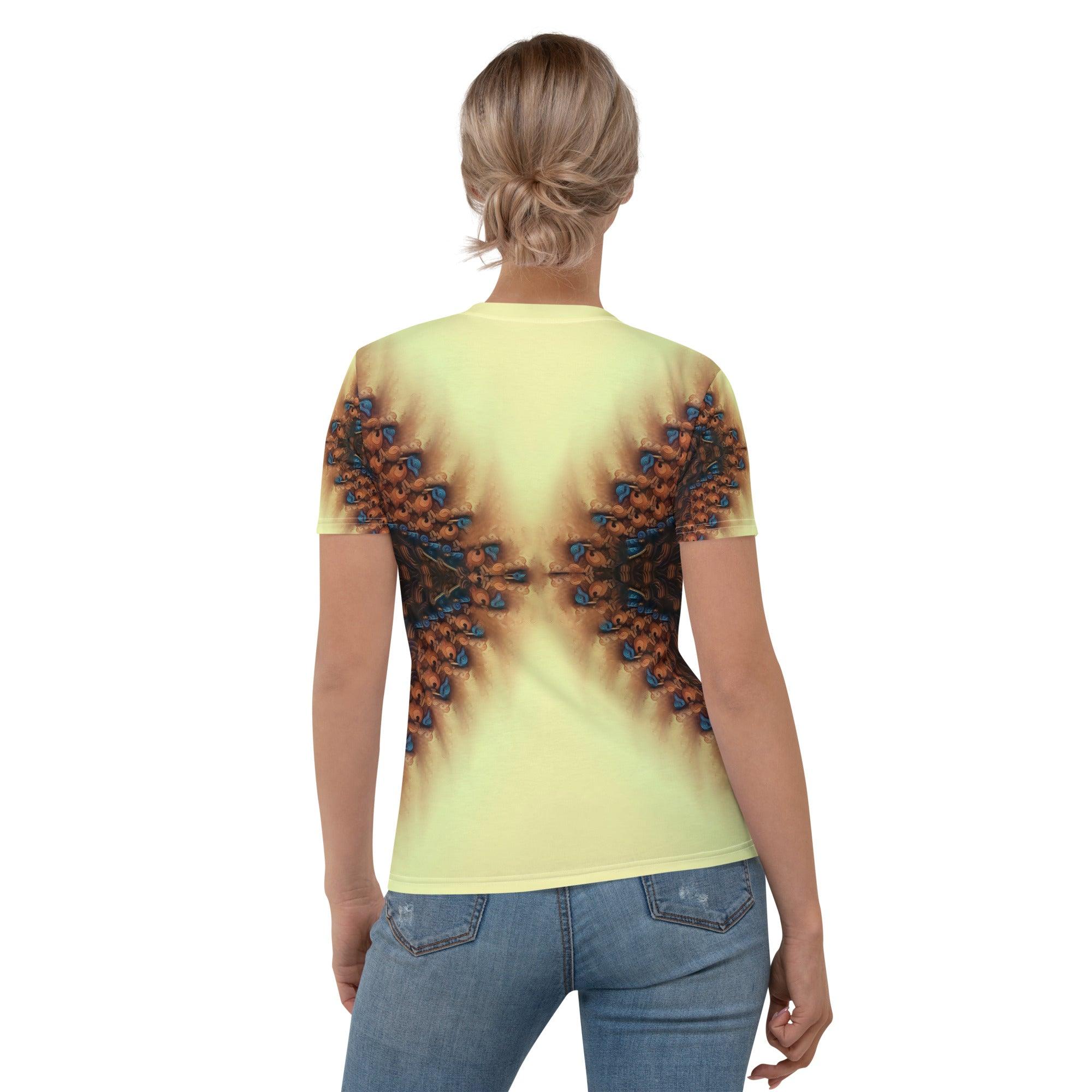 Whispering Wind III Women's T-shirt back view.