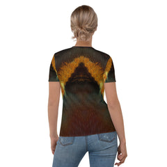 Elegantly eerie Ghastly Ghouls t-shirt for women, blending spectral style with casual comfort.