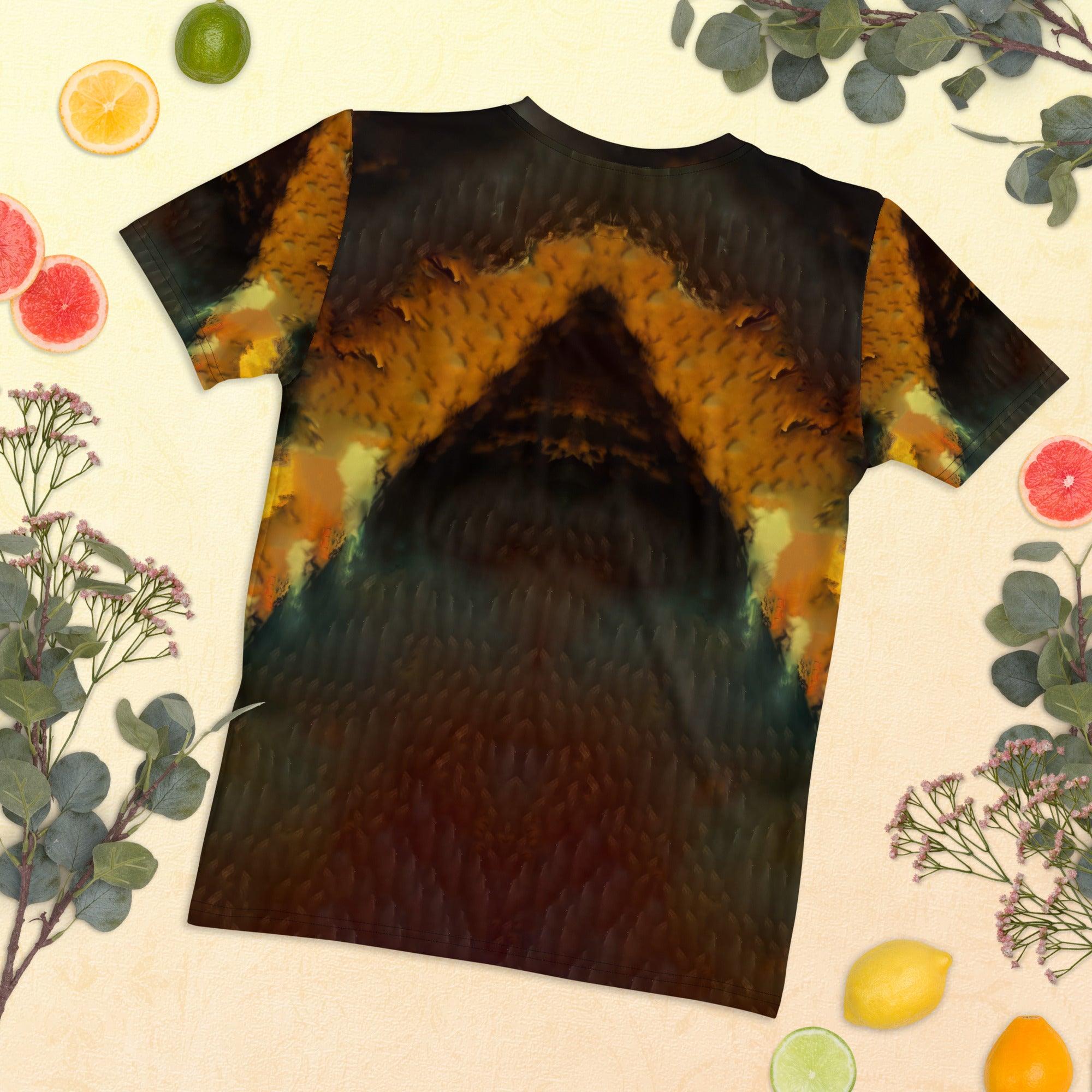 Hauntingly beautiful Ghastly Ghouls women's t-shirt, a must-have for fans of spectral fashion.