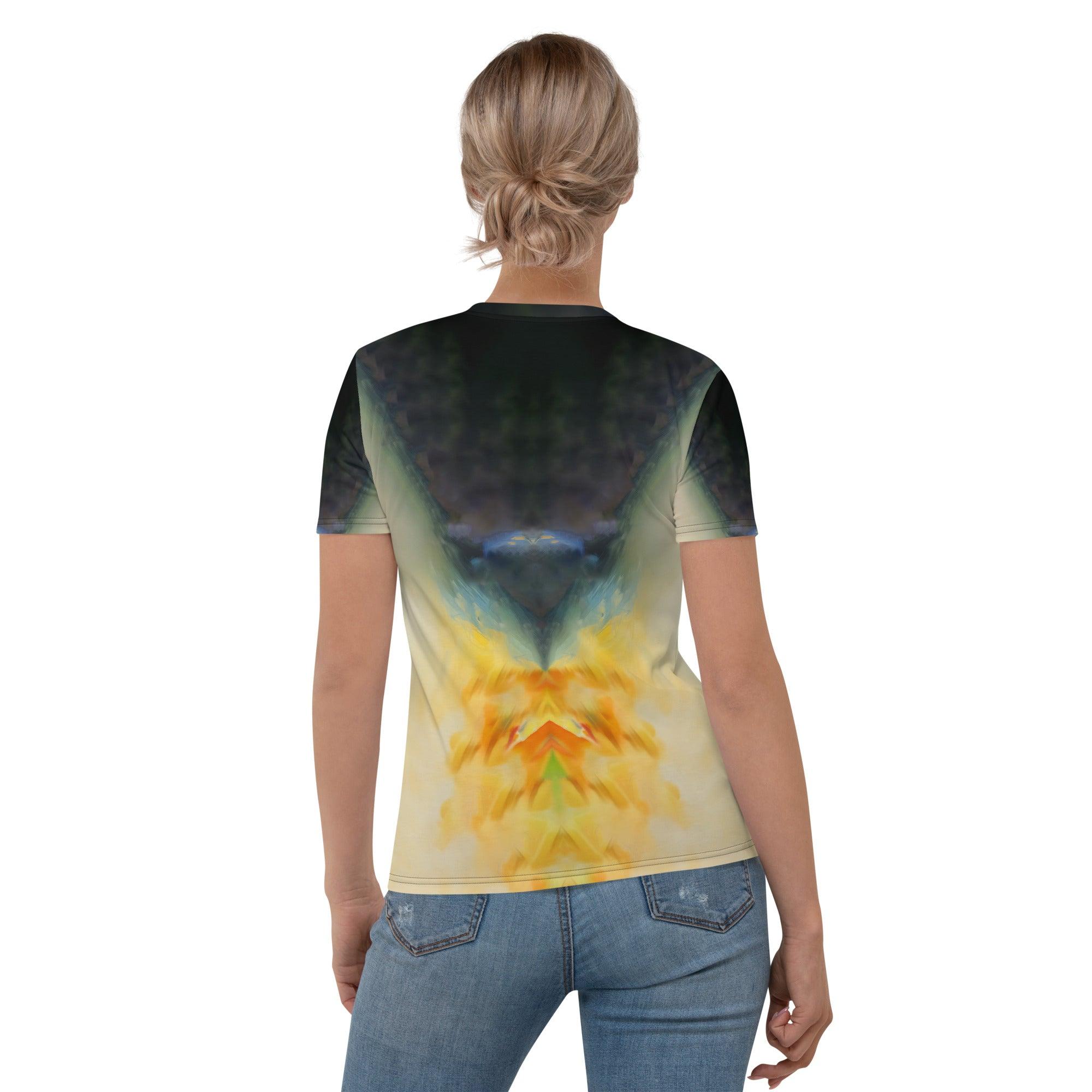 Women's Crew Neck T-Shirt Ghoulish Gala - Beyond T-shirts