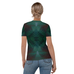 Melodic Harmony All-Over Print Women's Crew Neck T-Shirt - Beyond T-shirts