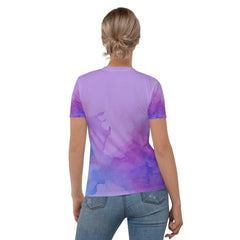 Stylish Serenade Women's All-Over Print Crew Neck T-Shirt - Beyond T-shirts