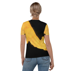 Serenade Symphony Women's All-Over Print Crew Neck Tee - Beyond T-shirts