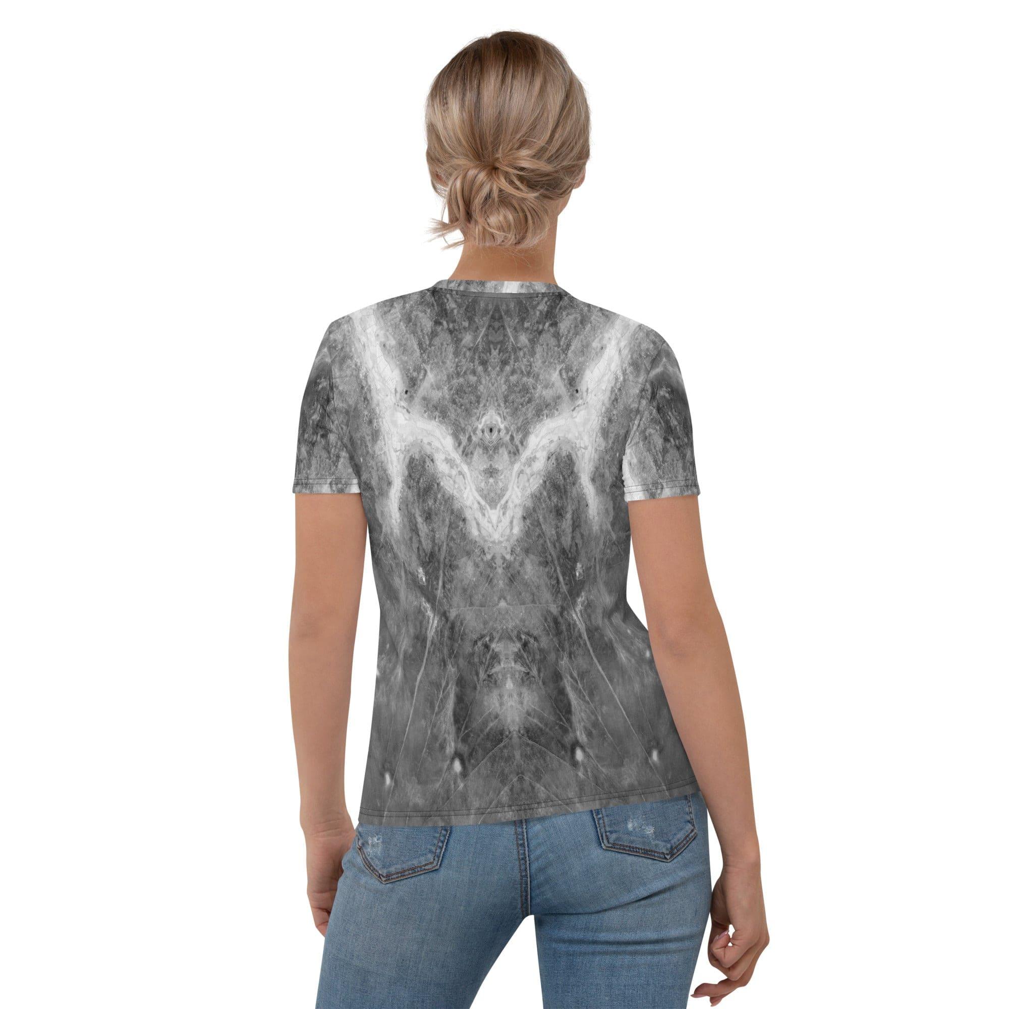 Savannah Serenade Women's Natural Pattern Crew Neck Shirt - Beyond T-shirts