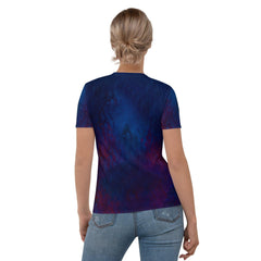 Groovy Vibes All-Over Print Women's Crew Neck T-Shirt - Beyond T-shirts