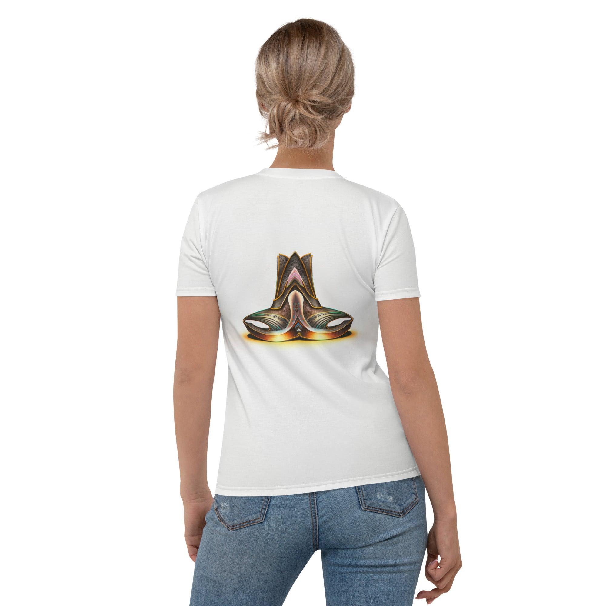 Mirage Motion Futuristic Shoes Women's All-Over Print T-Shirt - Beyond T-shirts