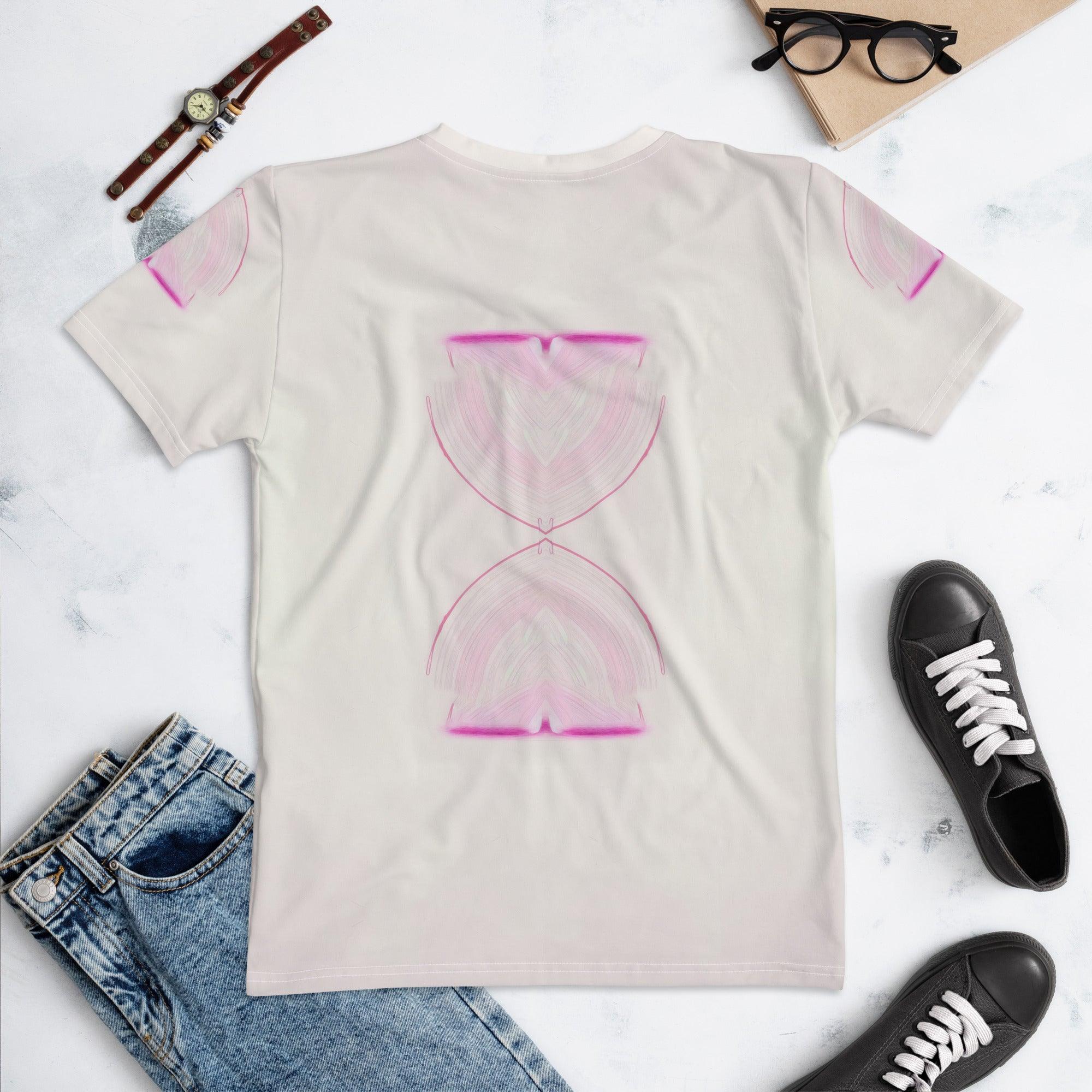 Cyberspace Stride Futuristic Shoes Women's All-Over Print Tee - Beyond T-shirts