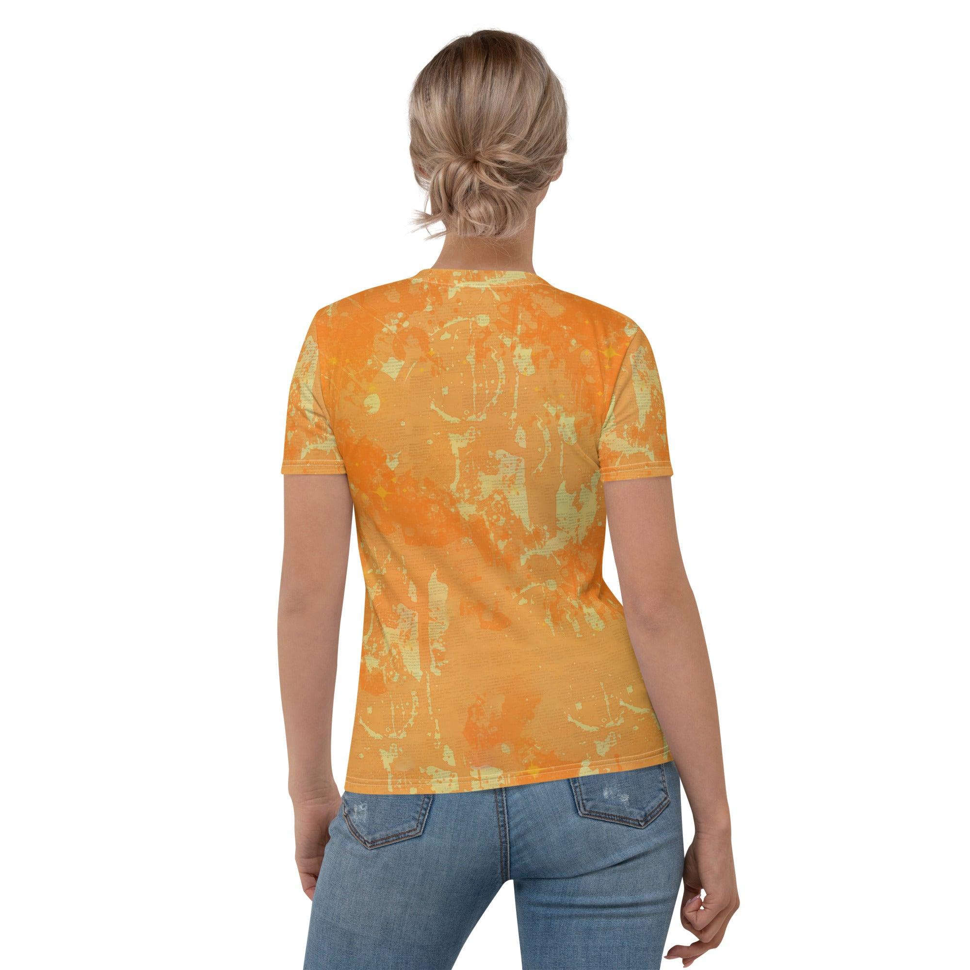 Melodic Vibrations Women's All-Over Print Crew Neck T-Shirt - Beyond T-shirts