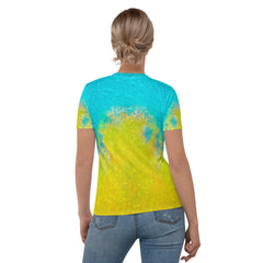 Zombie Zone Halloween Women's Crew Neck T-Shirt - Beyond T-shirts